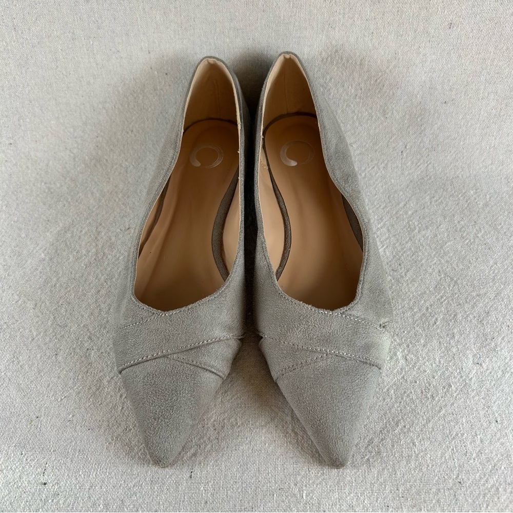 Journee Collection Women’s 8 Gray 'Winslo' Flat - Picture 3 of 9